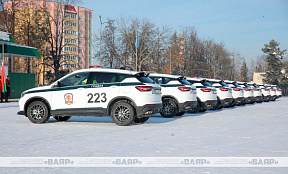 Автопарк Военной автомобильной инспекции пополнился новыми патрульными автомобилями