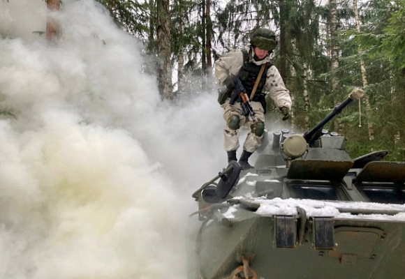 Продолжаются занятия с гвардейцами