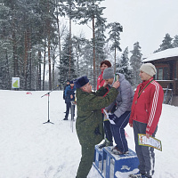 На «Заячьей поляне» прошли соревнования по лыжным гонкам
