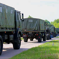 Военнослужащие совершили 50-километровый марш