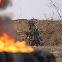 Ротное тактическое учение с гвардейцами