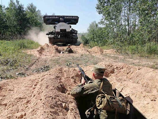 Комплексное контрольное занятие с военнослужащими 2 ибр