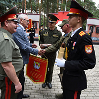 В 72 ОУЦ состоялось торжественное закрытие смены военно-патриотического лагеря «Готовы Родине служить»