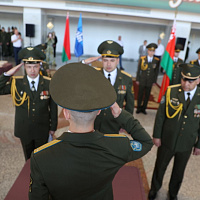 Во Дворце Республики прошел выпуск 70 офицеров 