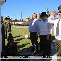 В 6 омбр Западного оперативного командования состоялось торжественное открытие памятника «Стела Победы»