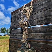 Занятия с военнослужащими механизированной бригады Заслоновского гарнизона