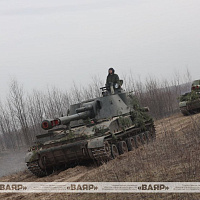 Этап слаживания артиллерийских расчётов на Осиповичском полигоне