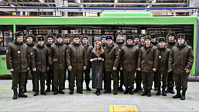 Военнослужащие 49 ртбр посетили Минский автомобильный завод