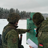 Занятия по огневой подготовке с военнослужащими 120 омбр