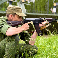 Занятия по боевой подготовке с военнослужащими 188 ибр