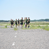 Финалисты патриотической игры «Зарница» преодолели полосу препятствий 