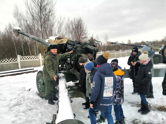 В гостях у артиллеристов