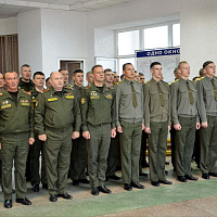 В БелГУТ состоялась акция «Споём гимн вместе»