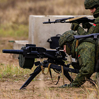 Продолжаются занятия по боевой подготовке с курсантами Военной академии