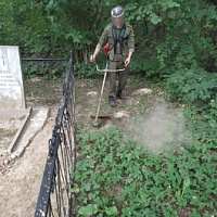 Трудятся зенитчики