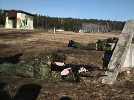 Занятия с курсантами военного факультета в БГАА
