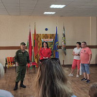 День открытых дверей для воспитанников военно-патриотического лагеря
