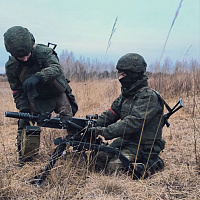 Ротное тактическое учение с боевой стрельбой подразделений 38 одшбр