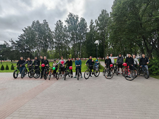 Военнослужащие приняли участие в велопробеге «Дорогами Победы»