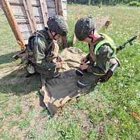 Занятие по огневой подготовке с военнослужащими 72 ОУЦ