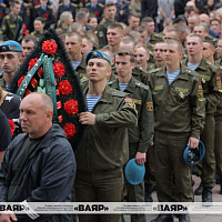 Церемония прощания с ветераном Великой Отечественной войны подполковником милиции в отставке Геннадием Юшкевичем