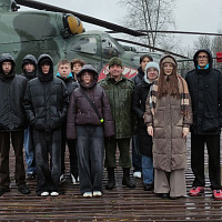 Представители военного факультета в БГАА провели встречу с учащимися Национального детского технопарка