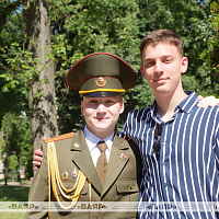 На военном факультете в Белорусском государственном университете прошел 17-й выпуск офицеров