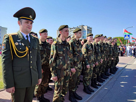 Гвардейцы приняли участие в мероприятиях ко Дню Государственной символики