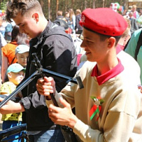 Гвардейцы приняли участие в военно-исторической реконструкции