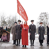 Торжественные мероприятия по случаю освобождения города Рогачёва от немецко-фашистских захватчиков