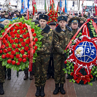 Митинг, посвящённый 35-летию вывода советских войск из Афганистана, прошел в Витебске