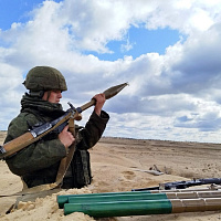 Военнослужащие 38 одшбр оттачивают мастерство в ходе боевой подготовки