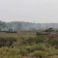 Учатся гвардейцы