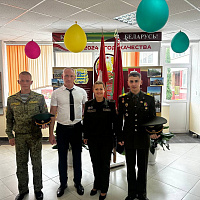 В День знаний юных патриотов Жодино поздравили военнослужащие 65-й автомобильной бригады