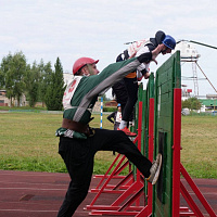 Стартовал 34-й чемпионат Вооружённых Сил по пожарно-спасательному спорту