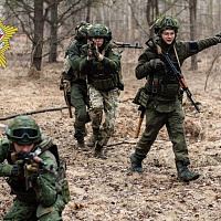 Занятия по тактической подготовке с курсантами Военной академии