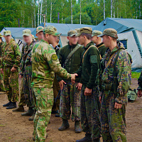 Гвардейцы 120 омбр участвуют в соревнованиях на лучшую разведгруппу СЗОК