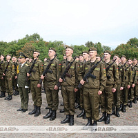В Гродненском гарнизоне новобранцы приняли Военную присягу