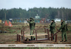 На полигоне 19 омбр проходит сбор по боевой подготовке