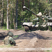 Второй день смотра конкурса на лучший военно патриотический клуб Вооруженных Сил 
