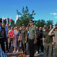 Военнослужащие Бобруйского гарнизона приняли участие в акции «Дорогами славы»