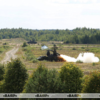 Боевая стрельба на учебном полигоне ВВС и войск ПВО
