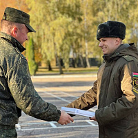 В 15 зрбр в торжественной обстановке провожают в запас военнослужащих срочной военной службы