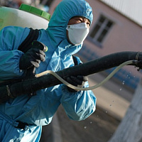 На полигоне – сводное подразделение РХБЗ и медицинского обеспечения