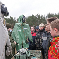 В гостях у воинов РХБ защиты