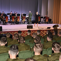 Чествование военнослужащих, увольняемых в запас