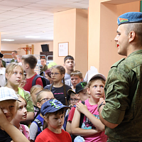 Учащиеся посетили воинскую часть