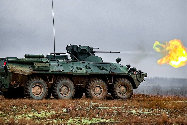 Гвардейцы 120 омбр совершенствуют свои навыки на полигоне Осиповичский