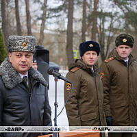 На мемориале «Боевой путь гвардейцев 120-й стрелковой дивизии» прошёл торжественный митинг