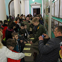 В Минском Суворовском военном училище прошел День открытых дверей 